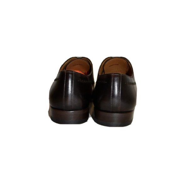 Magnanni Trey Square Toe Wingtip Oxford Brown Leather Size 40 21890 - Picture 6 of 10